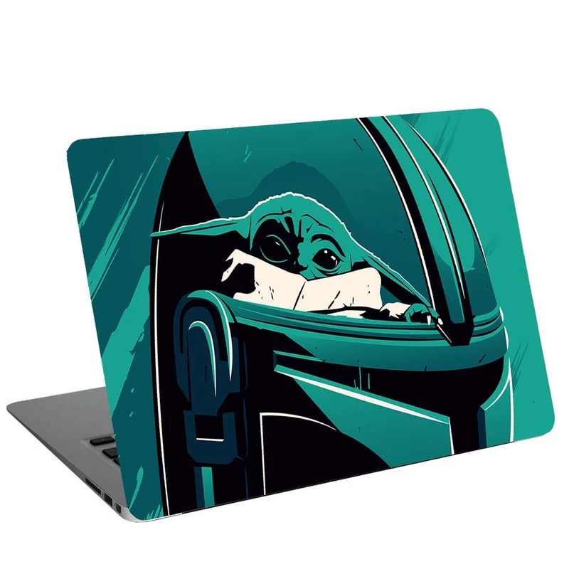 استیکر لپ تاپ طرح the mandalorian baby G-2215 مناسب برای لپ تاپ 15.6 اینچ 