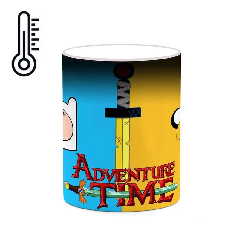 ماگ حرارتی کاکتی مدل کارتون Adventure Time کد mgh22087