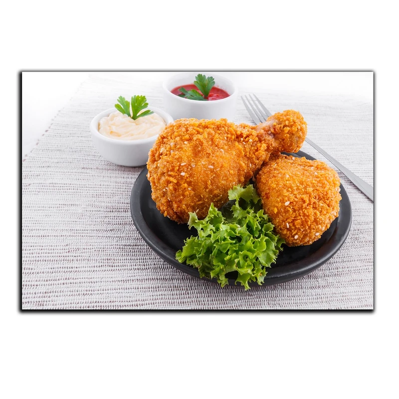 تابلو شاسی بکلیت طرح فست فود مرغ سوخاری مدل SH-S1077