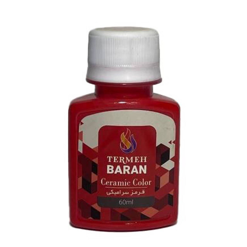 رنگ ویترای ترمه باران مدل سرامیکی کد cf-28 حجم 60 میلی لیتر