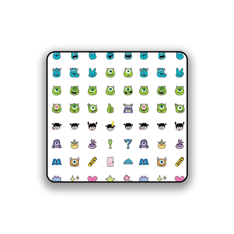 زیر لیوانی طرح فانتزی انیمیشن کارخانه هیولا ها