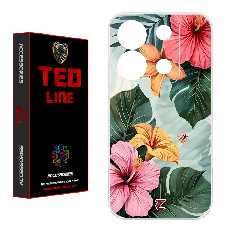 کاور تدلاین طرح گل وحشی کد 1142 مناسب برای گوشی موبایل شیائومی Redmi Note 13 Pro 5G / Poco X6