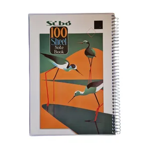 دفتر مشق 100 برگ سیبو مدل A28/2 پرنده