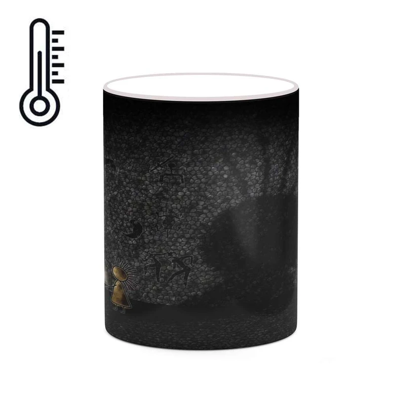 ماگ حرارتی کاکتی مدل نقاشی کارتونی کد mgh18746