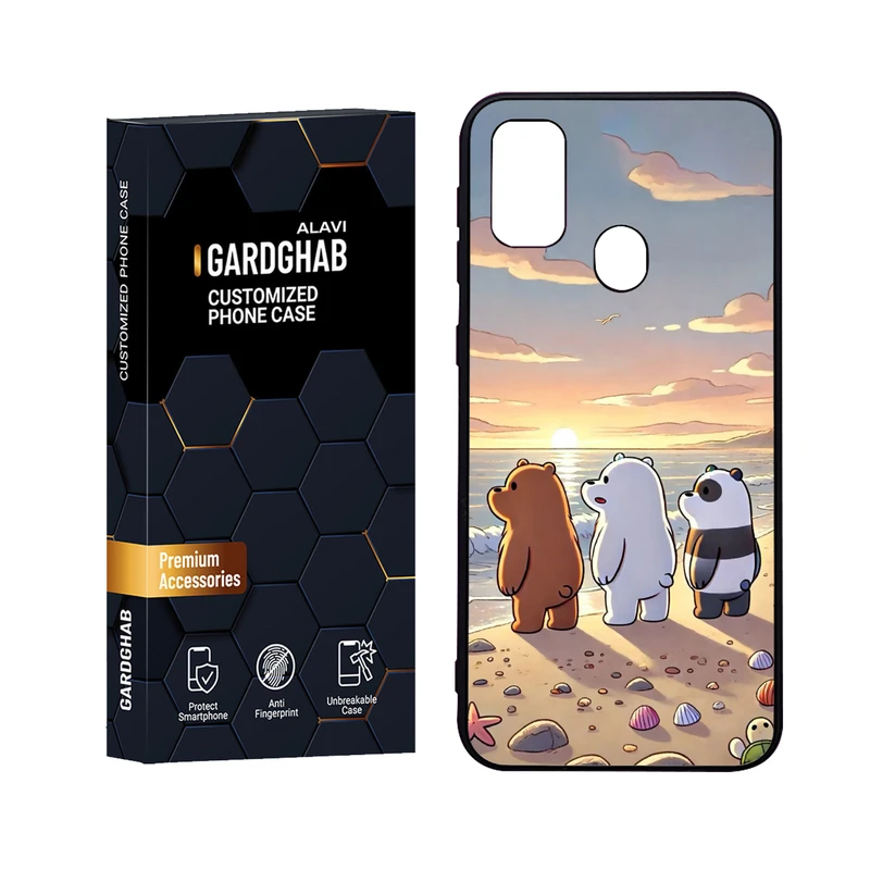 کاور گارد قاب علوی مدل Glass مناسب برای گوشی موبایل سامسونگ Galaxy M30S