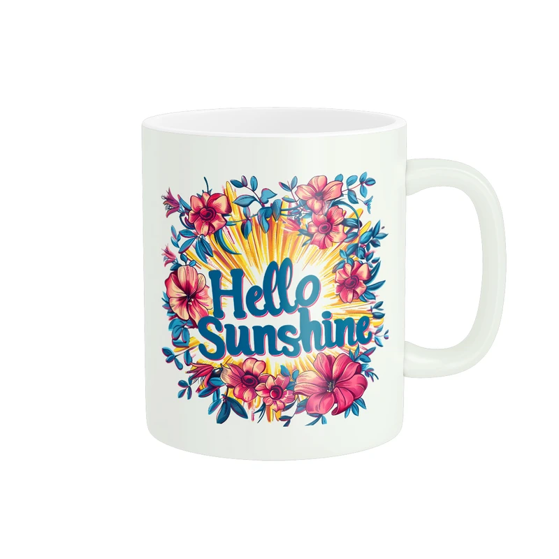 ماگ پادآفرین مدل انرژی مثبت طرح Hello Sunshine کد PM052
