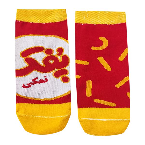 جوراب ساق کوتاه پسرانه تن پوش هنگامه مدل پفک نمکی تا به تا کد R11 - - 1