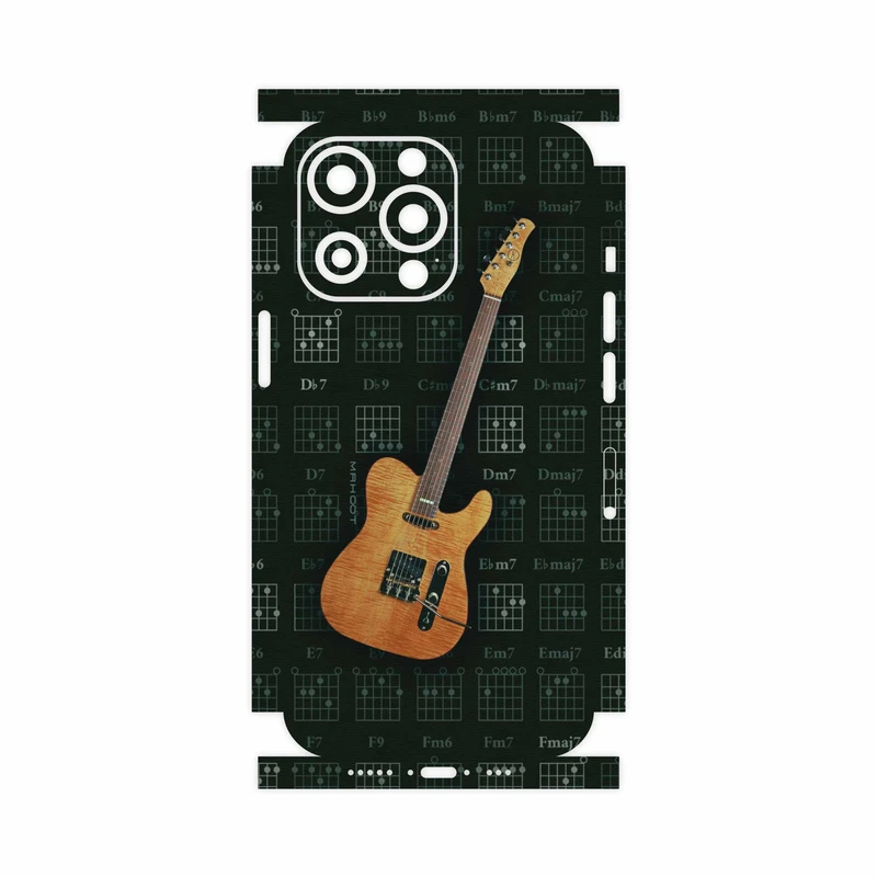 برچسب پوششی ماهوت مدل Guitar-Instrument-FullSkin مناسب برای گوشی موبایل اپل iphone 13 Pro