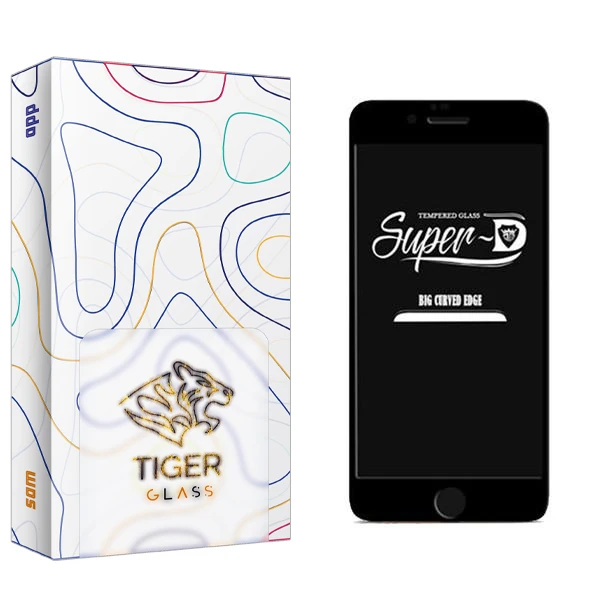 محافظ صفحه نمایش تایگر گلس مدل SAM2 SuperD مناسب برای گوشی موبایل اپل iPhone 6 / 6s