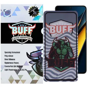 Buff 5D Super Power-G Glass Screen Protector For Xiaomi Poco X6 Pro 5G / Poco X6 5G / Poco M6 Pro 4G