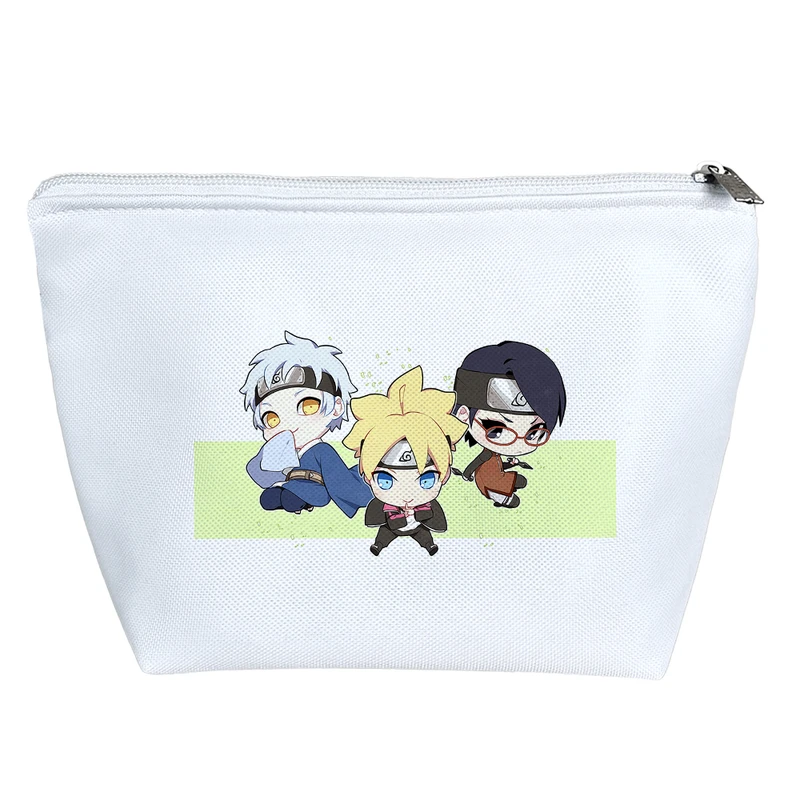 کیف لوازم آرایش دخترانه خندالو مدل سارادو و بوروتو و میتسوکی انیمه اسلایم کد 1160