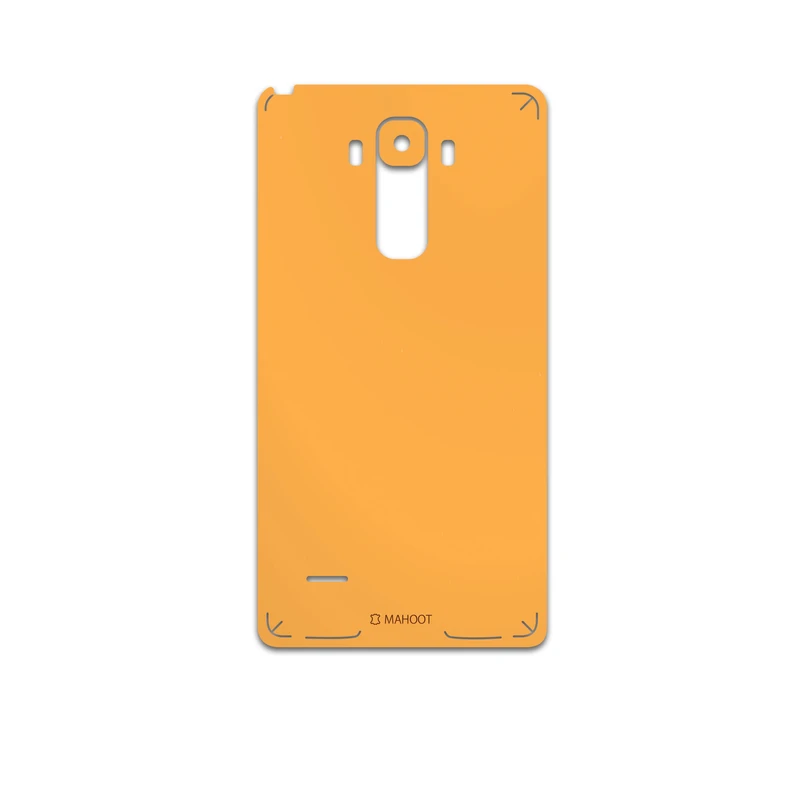 برچسب پوششی ماهوت مدل Matte-Orange مناسب برای گوشی موبایل ال جی G4 Stylus