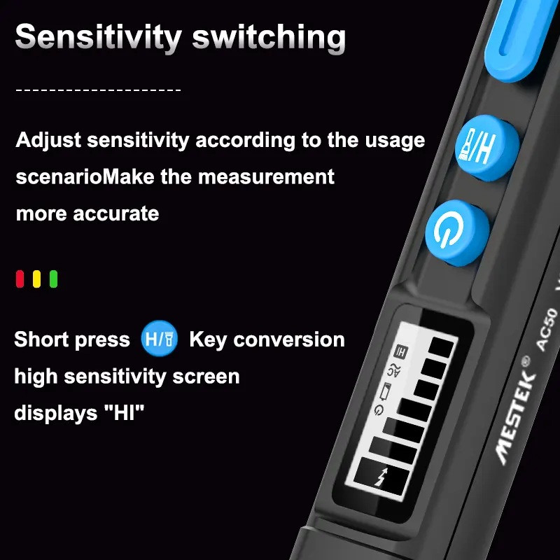 تستر ولتاژ دیجیتال مستک مدل AC50 تستر ولتاژ دیجیتال مستک مدل AC50