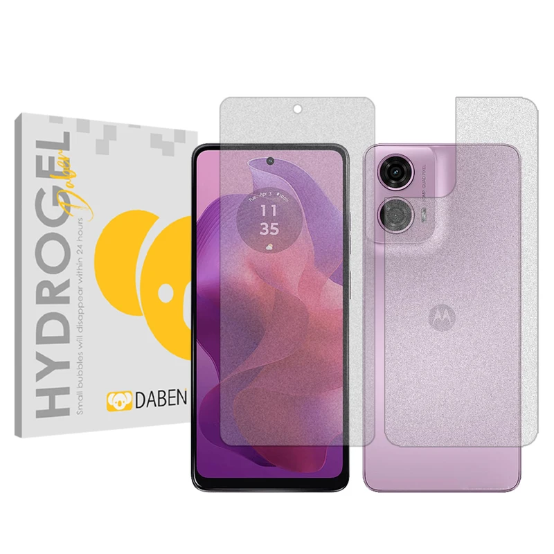 محافظ صفحه نمایش مات دبن مدل Tough مناسب برای گوشی موبایل موتورولا Moto G24 به همراه محافظ پشت گوشی