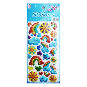 برچسب مدل برجسته طرح رنگین کمان کد 41