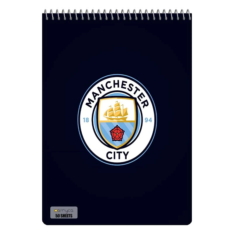 دفتر نقاشی 50 برگ سیمی کارنیکا طرح منچستر سیتی Manchester City کد 91455