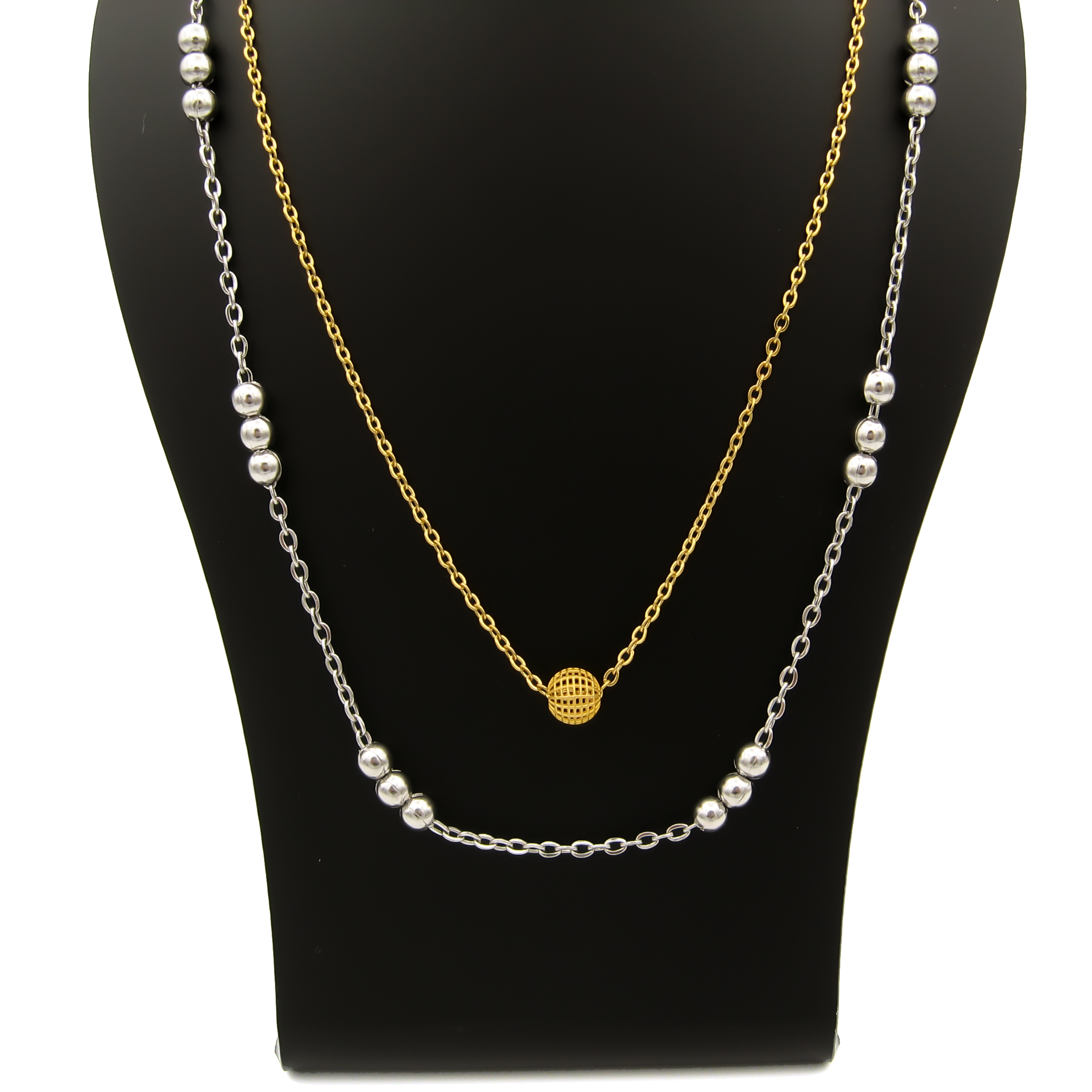 گردنبند طلا 18 عیار زنانه مانچو مدل sfg670