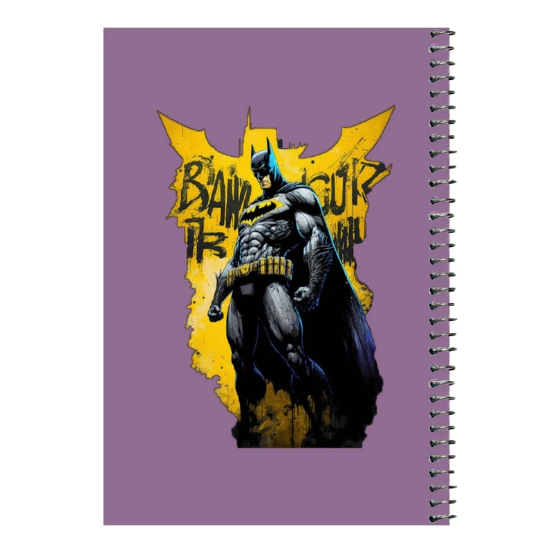 دفتر مشق 80 برگ اس جی مدل بتمن کد ۳۳    