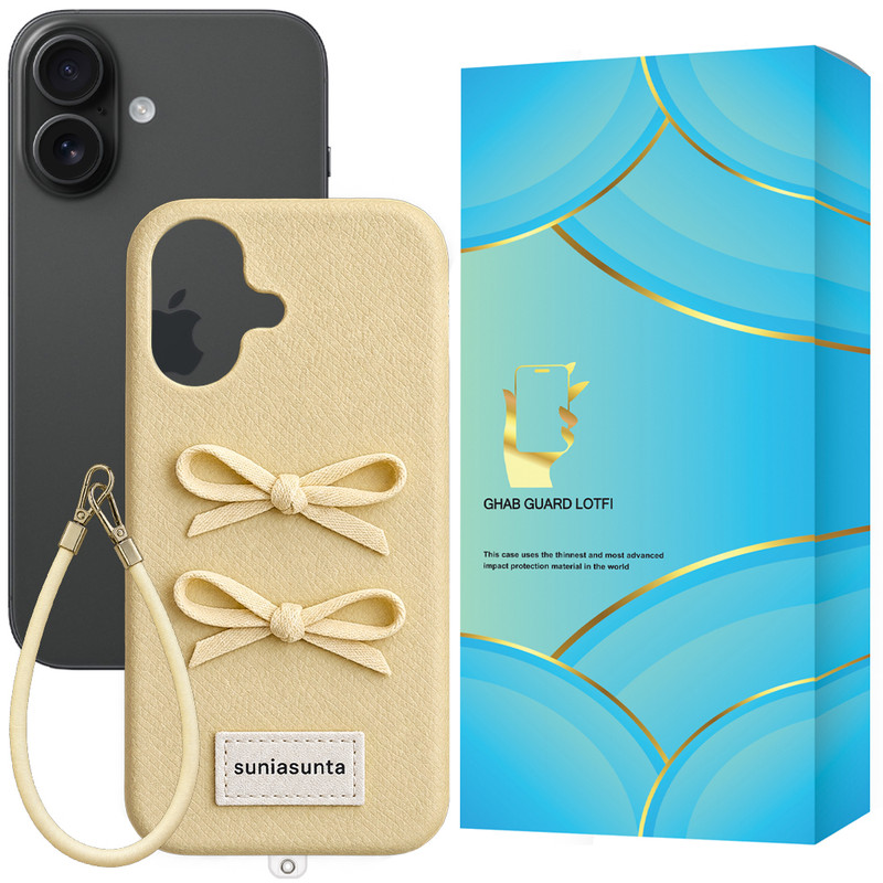 کاور قاب گارد لطفی مدل BOWZRD مناسب برای گوشی موبایل اپل 17 iPhone به همراه بندآویز