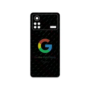 MAHOOT Google-Logo Cover Sticker for Xiaomi Poco X4 Pro 5G
