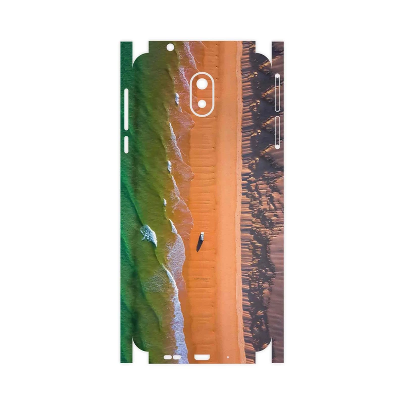 برچسب پوششی ماهوت مدل Beach and Green Sea-FullSkin مناسب برای گوشی موبایل نوکیا 3.1