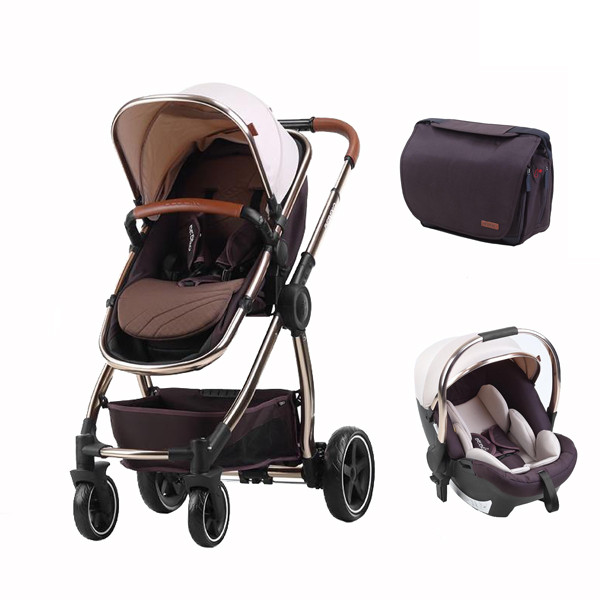 ست کالسکه و کریر ببکو مدل دیاموند به همراه کیف لوازم