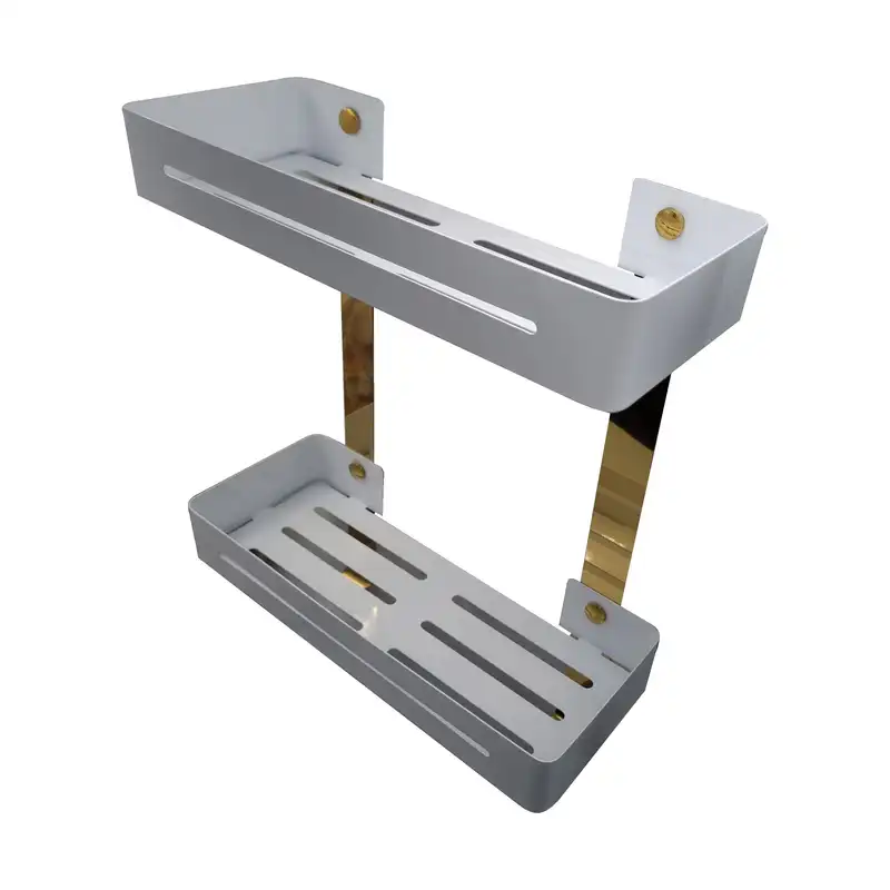 قفسه حمام مدل وسط دوطبقه