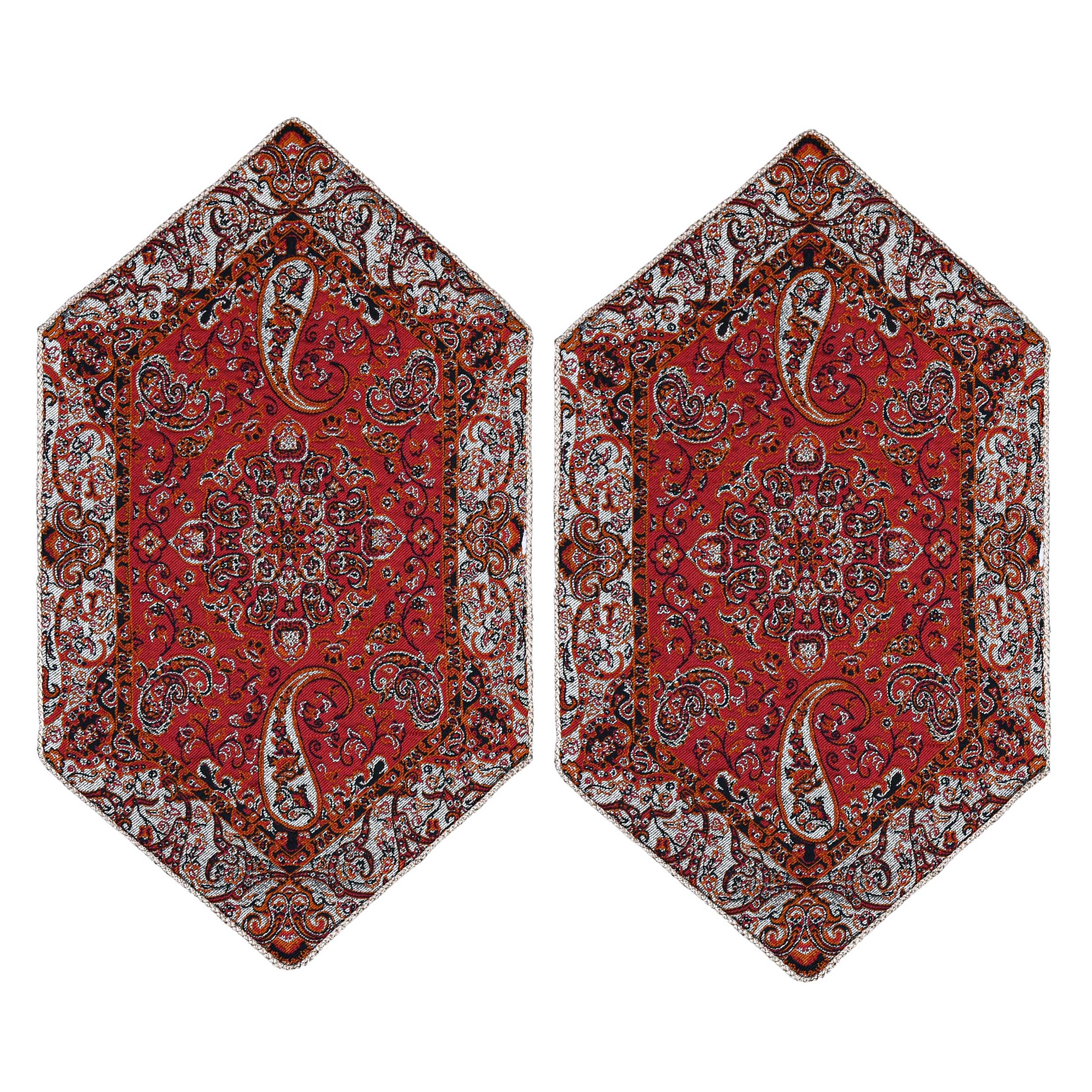 رومیزی ترمه مدل شیوا کد grm2 بسته 2 عددی