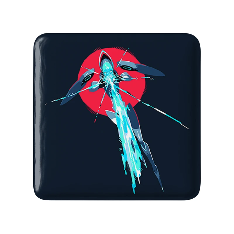 مگنت خندالو طرح بازی اورواچ (Overwatch) مدل مربعی کد 31617