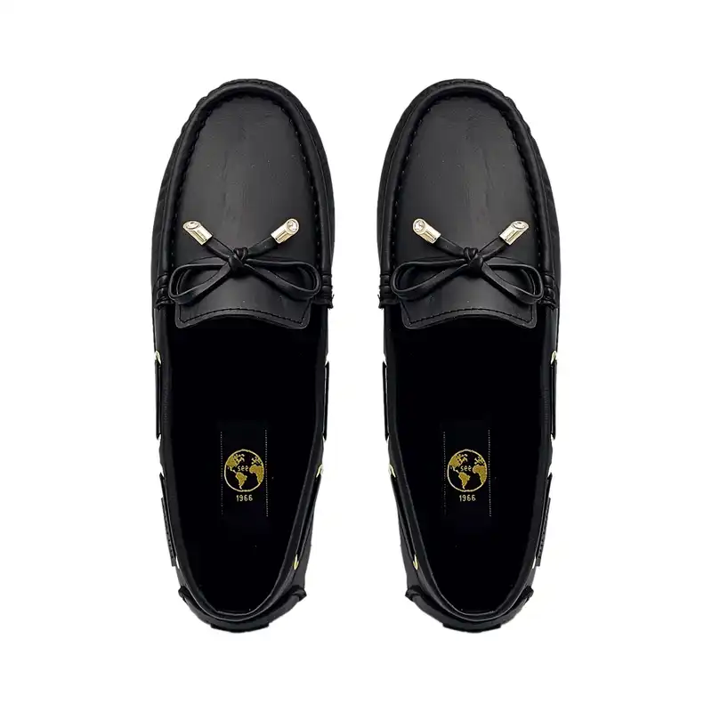 کفش کالج زنانه سیی مدل مرلین کد 2079