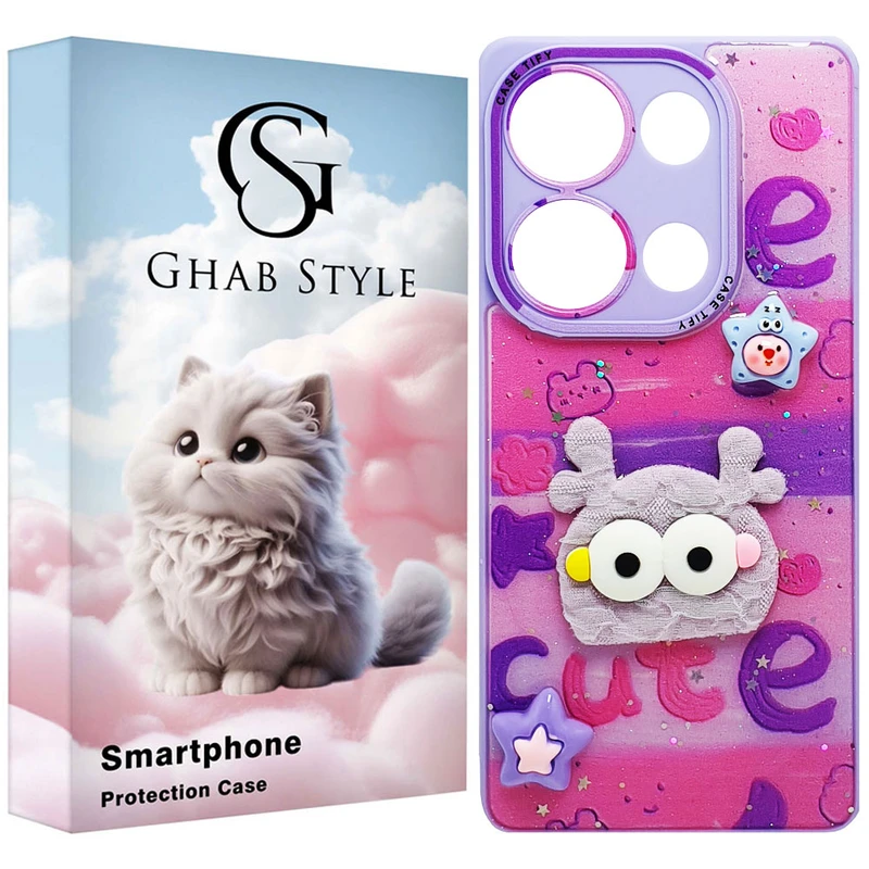 کاور قاب استایل مدل دخترانه مناسب برای گوشی موبایل شیائومی  Poco X6 5G / Redmi Note 13 Pro 5G