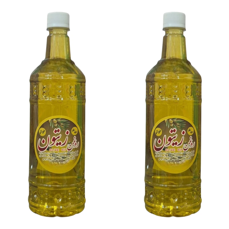 روغن زیتون خوراکی بدون بو - 1 کیلوگرم بسته 2 عددی