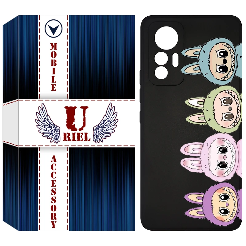 کاور یوریل مدل KSH کد 101 طرح عروسک لبوبو مناسب برای گوشی موبایل شیائومی 12 Lite