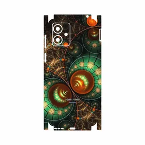 MAHOOT Mathematical Geometric Shape 3-FullSkin Cover Sticker for Motorola Moto G14