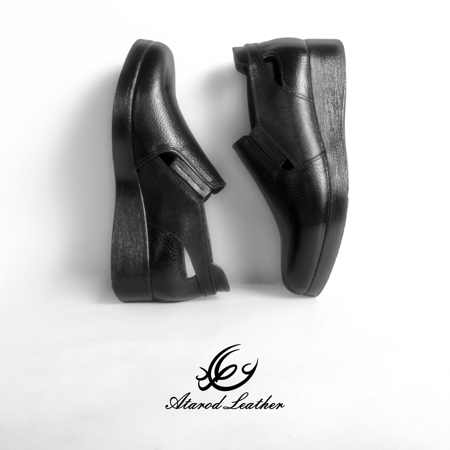 کفش طبی زنانه چرم عطارد مدل چرم طبیعی کد SH156 -  - 10