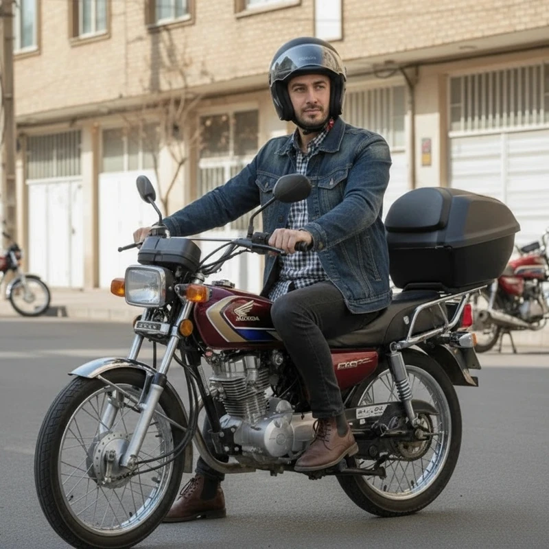 عکس شماره 10 : باکس موتور سیکلت مدل یارپُشت