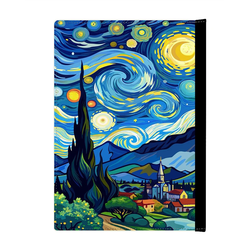 کلاسور مدل فانتزی طرح شب پرستاره کد 0101