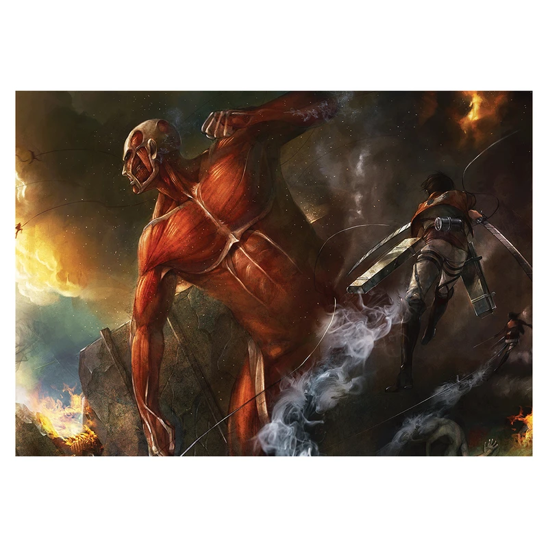 پوستر طرح حمله به تایتان کد Attack On Titan-731