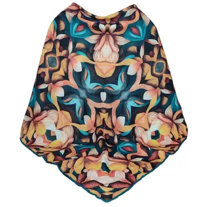 روسری زنانه مدل لبه دست دوز نخی کریستال چاپ دیجیتال کد 2015