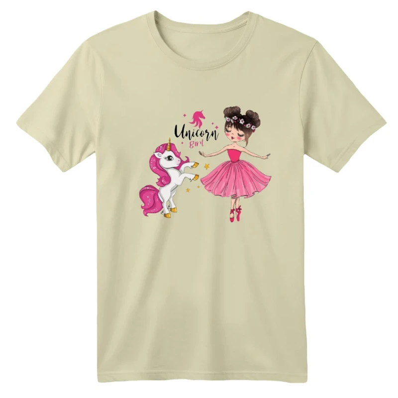 تی شرت آستین کوتاه بچگانه مدل یونیکورن کد ۹