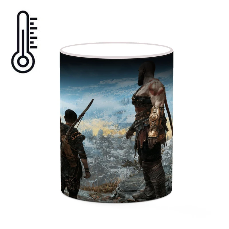 ماگ حرارتی کاکتی طرح گاد آف وار God Of War مدل mgh40719