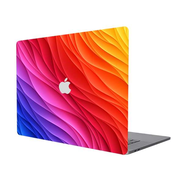برچسب تزئینی مدل color کد 32 مناسب برای مک بوک پرو 15 اینچ