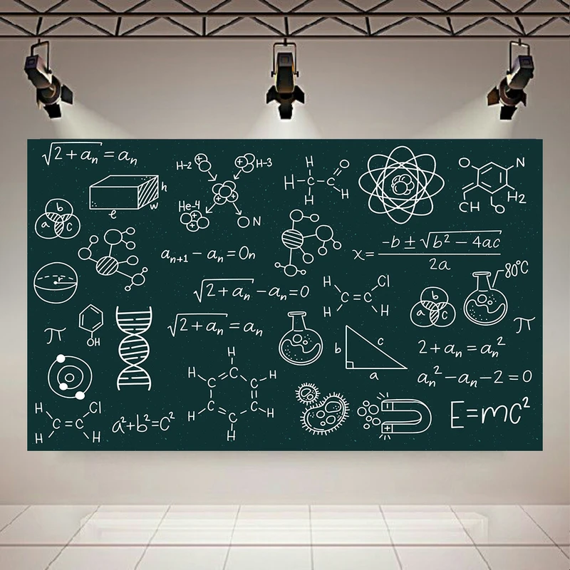 تابلو شاسی مخمل طرح شیمی و ریاضی مدل فرمول ها کد AR31292