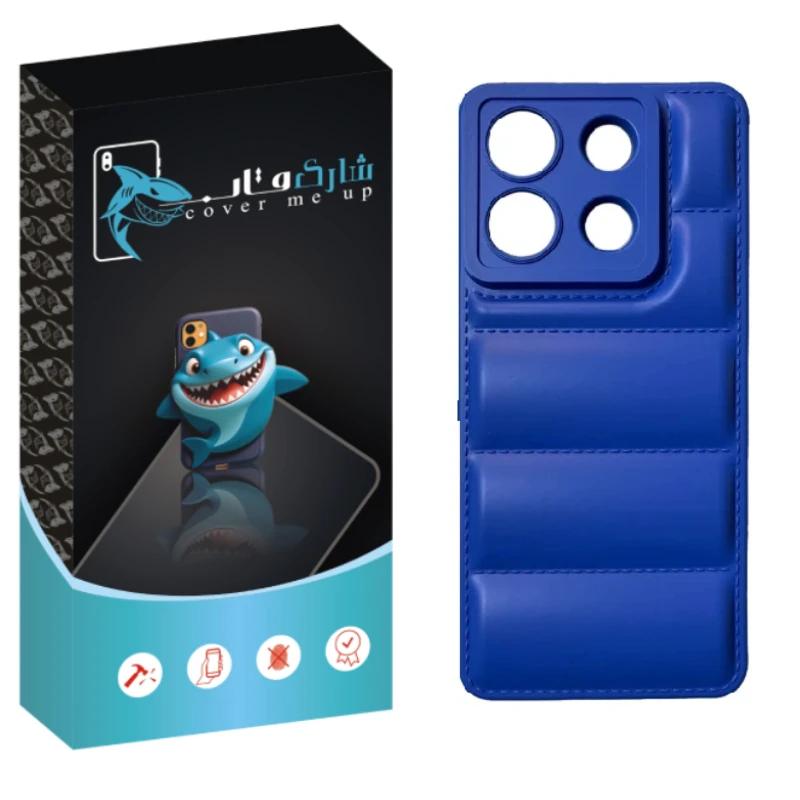 کاور شارک قاب مدل پافری مناسب برای گوشی موبایل شیائومی Redmi Note 13 5G