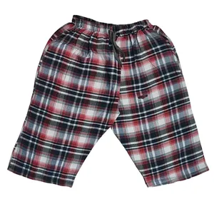 شلوارک مردانه مدل چهارخانه