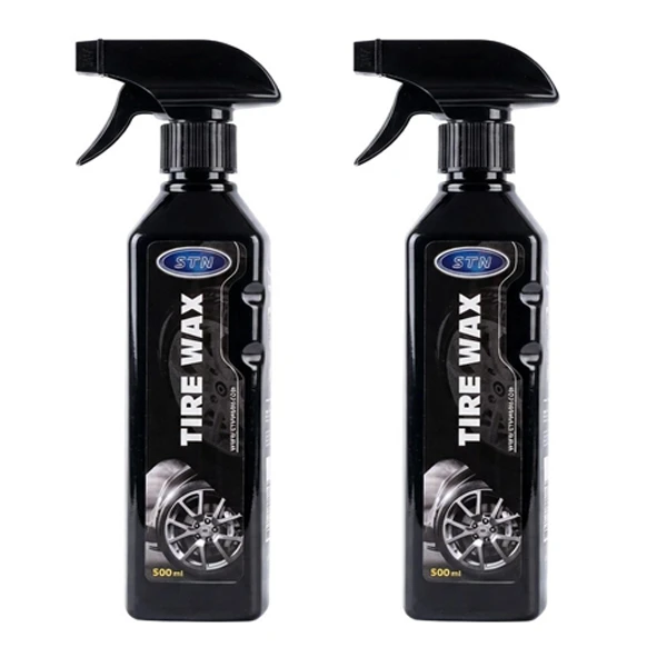 اسپری واکس لاستیک خودرو اس تی ان مدل Protect حجم 500 میلی لیتر مجموعه 2 عددی