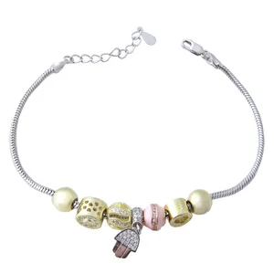  دستبند نقره زنانه بازرگانی میلادی کد DP_357