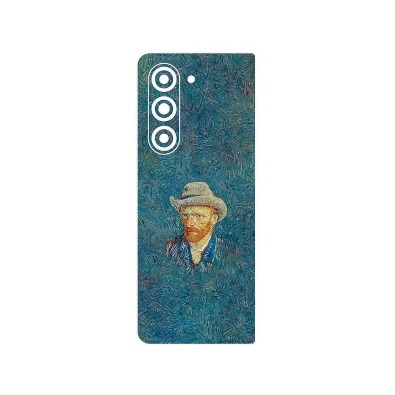 برچسب پوششی ماهوت مدل Self portrait with a gray felt hat مناسب برای گوشی موبایل سامسونگ Galaxy Z Fold 5