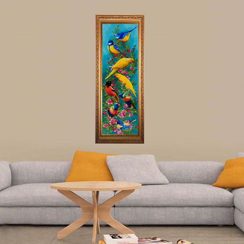 تابلو فرش دستباف طرح باغ بهشت مدل RAR