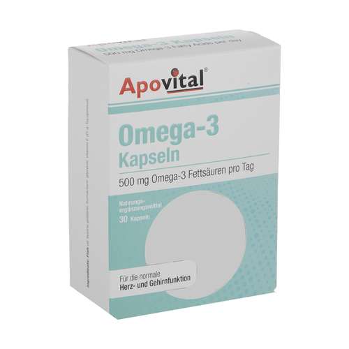 کپسول امگا3 500 میلی گرمی آپوویتال بسته 30 عددی 